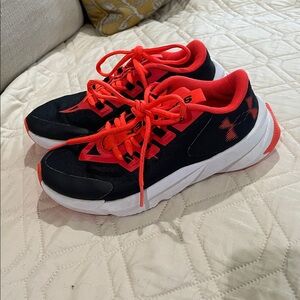 Under Armour Orange and Black Sneakers (D)